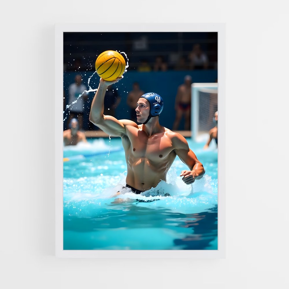 Poster Le Maître de l'Eau – affiche Water-polo (vue 3)